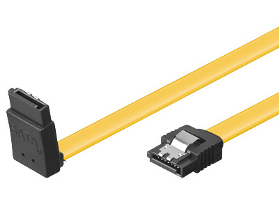 [H14264] HDD SATA kabel - 6GBit/s, SATA hun > SATA hun 90° op (0,7m)