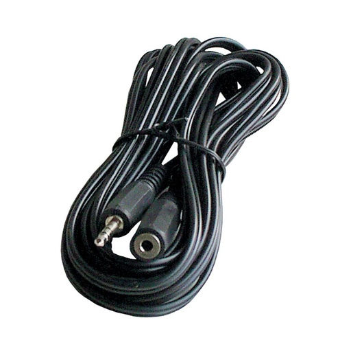 [H22487] Audioforlængerkabel - 3,5mm st.JACK han/hun, skærmet (10m)