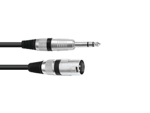 [H54033] Audio adapterkabel - XLR han til 6,3mm st. JACK han (2m)
