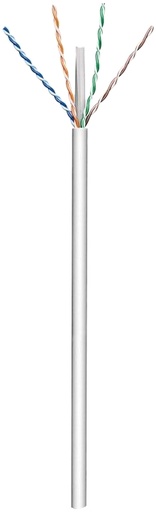 [H24507] UTP netværkskabel - CAT6, massiv CCA, GRÅ (100m)