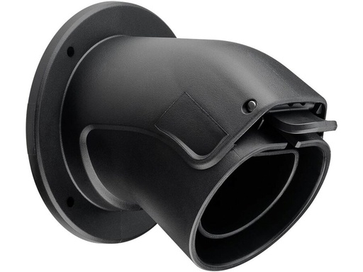 [H63228] Vægholder/beskytter til EV Type 2 ladekabel, vinklet