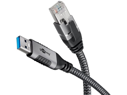 [H63397] USB-A 3.0 til RJ45 adapter netværkskabel (1m)