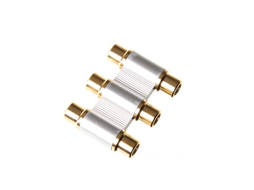 [H38899] Phono mellemled - 3 x RCA(Phono) hun til 3 x RCA(Phono) hun