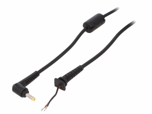 [H63158] DC kabel - 4,0x1,7mm DC han til løs ende (1,2m)