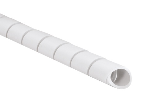 [H61425] Spiral kabelsamler - Ø5-20mm, Hvid (6m)
