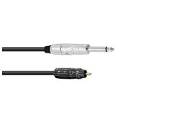 [H11234] Prof. audiokabel - 6,35mm JACK han til RCA(Phono) han (2m)