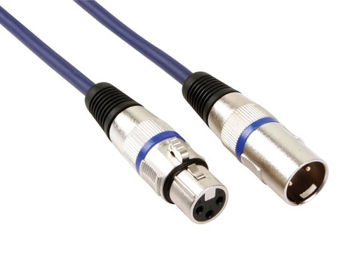 [H11363] Prof. DMX kabel - 3P XLR han/hun (5m)