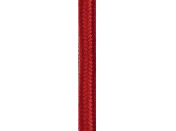 [H32486] Stofledning - 2 x 0,75mm², RØD (metervare)
