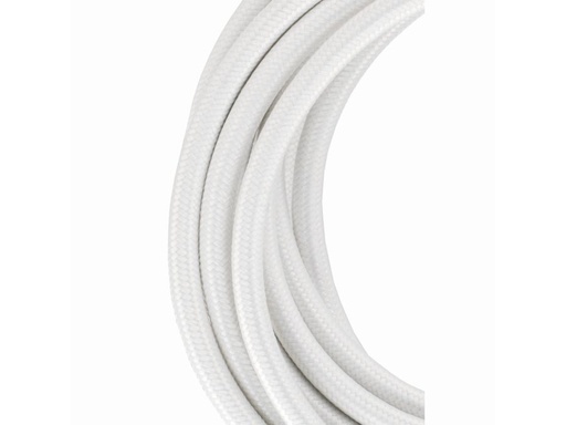 [H35893] Stofledning - 3x0,75mm², HVID (metervare)