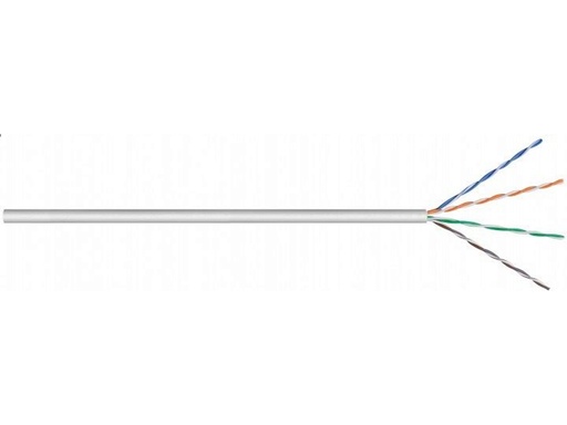 [H11680] UTP netværkskabel - CAT5e, massiv CU, Grå (metervare)