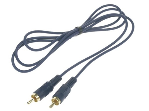 [H11194] Phonokabel - RCA han til RCA han, OFC Guld (1,2m)