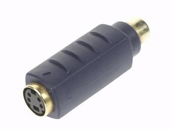 [H20336] S-VHS adapter - S-VHS hun til RCA(Phono) hun