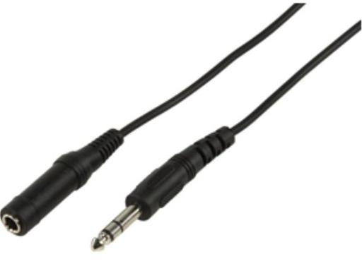 [H25846] Hovedtelefonkabel - 6,35mm st.JACK han/hun (5m)