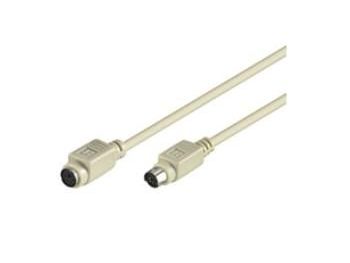 [H29326] PS/2 kabel - 6P mini-DIN han til 6P mini-DIN hun (5m)