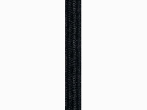 [H28672] Stofledning - 2 x 0,75mm², SORT (metervare)