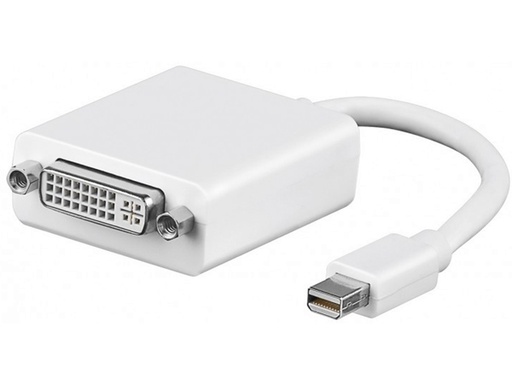 [H28494] DisplayPort adapter - Mini DP han til DVI-I(24+5) hun (0,2m)