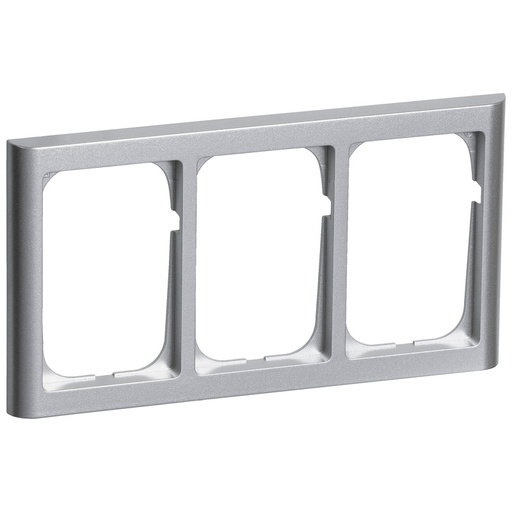 [1017039607] LK Fuga ramme Softline 63 3x1½m - stålmetallic