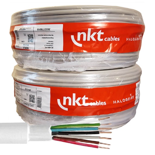 [3033779350] NKT installationskabel 7x1,5mm² NOIKLX - 50 meter