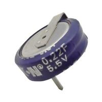 [H25694] Backup kondensator - 0,22F 5,5V vandret (Ø11,5x5,2mm)
