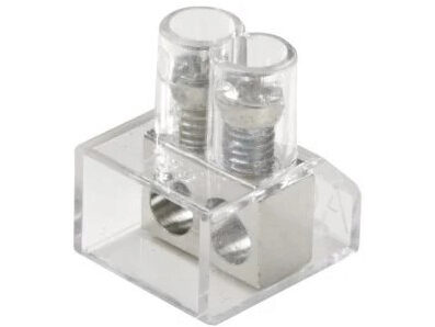 [H25865] Ledningssamlemuffe - Dobbelt (2 x 2,5mm²), Klar (6 stk.)