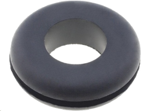 [H16900] Gummi gennemføringstylle - Ø12,7mm indv. hul
