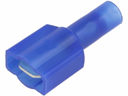 [H16515] Spadestik til strømtyv - 6,3mm, Blå