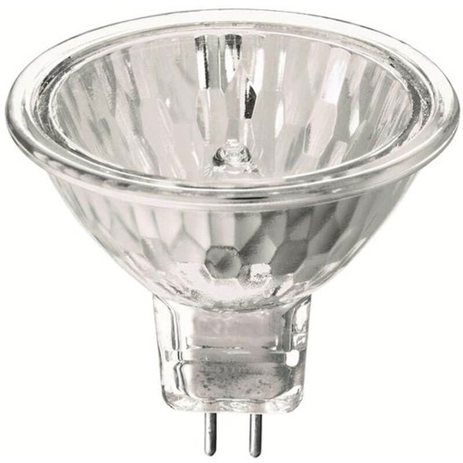 [3202] Halogenpære alu. 50mm 50W 12V GU5,3 (D)