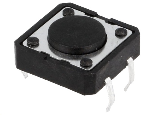 [H12480] TACT mikrotrykkontakt - 12x12mm, H=4,3mm
