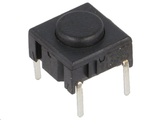 [H12482] TACT mikrotrykkontakt - 10x10mm, H=6,4mm