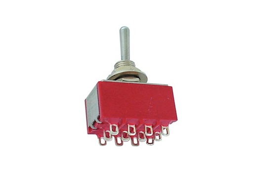 [H12627] Vippeomskifter 4P ON-OFF-ON (4PDT)