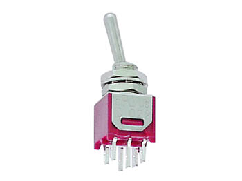 [H12707] Miniature vippekontakt - 2P ON-(ON)