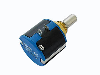 [H13605] 10 turn potmeter - 10kOhm, cermet, 2W (6mm aksel)