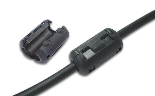 [H12890] Ferrit klemme-støjfilter til Ø7,5mm kabel (21x39mm)