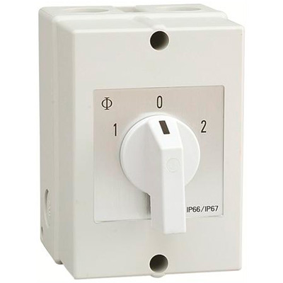[3293520] Vendeomskifter 1-0-2 MAX 20A IP67 væg montage