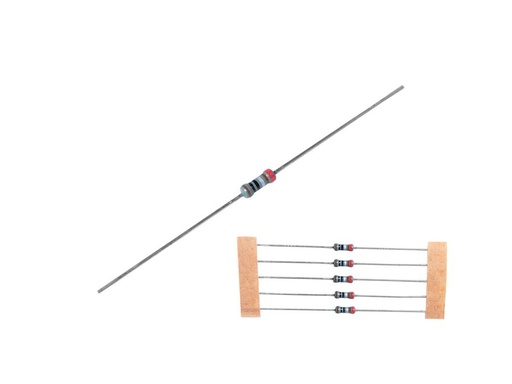 [H13105] Metalfilmmodstand - 5,62kOhm 0,25W Ø2,5x6,5mm (1%)