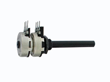 [H13844] Potmeter - 470kOhm log. stereo (Ø6mm)