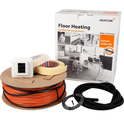 [39500200] Heat-com Cable kit 1,3 - 2,0m² 200w HC50
