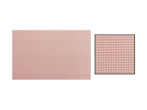 [H15195] Hulprint - 100x200mm, enkeltsidet, striber (pertinax)