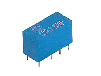 [H15257] Miniature relæ - 6VDC / 1A, 2 x skifte (SRC)