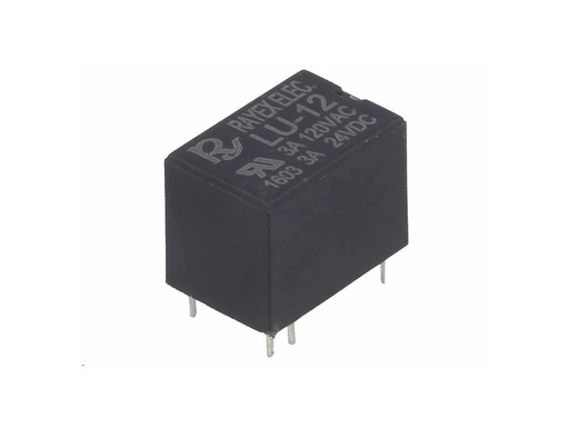 [H15262] Miniature relæ - 12VDC / 3A, 1 x skifte (SPDT), 2,54mm
