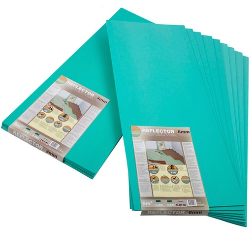 [40101030] Reflector-plade 3 mm 500 - 1200mm 10stk