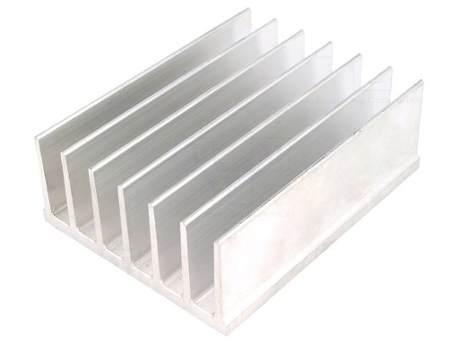 [H16012] Køleplade - Aluminium 100x78x35mm