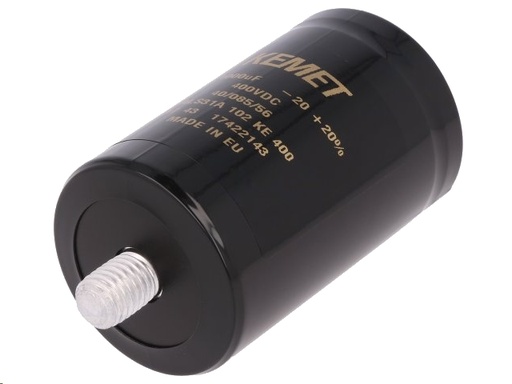 [H16762] 1000uF / 400V Elektrolyt - M8, skrue, Ø51x82mm