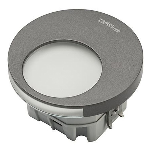 [411704] Ledix Muna Ø73 230V grå 3100K 1W Ra80 29Lm IP20