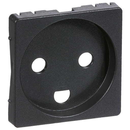 [1017042869] Fuga Afdækning for stikkontakt 1 modul koksgrå