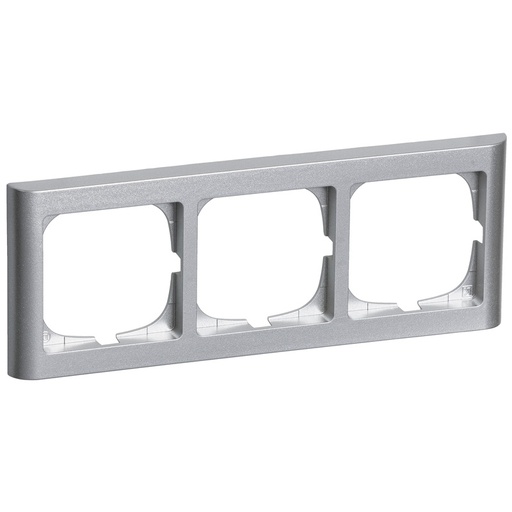 [1017043020] LK Fuga ramme Softline 63 3m vandret - stålmetallic