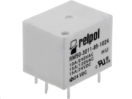 [H35693] Miniature relæ - 24VDC / 15A, 1 x skifte (SPDT) 2mm