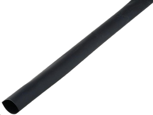 [H34209] Krympeflex m. lim 2:1 - Ø38,1mm Sort (1m)