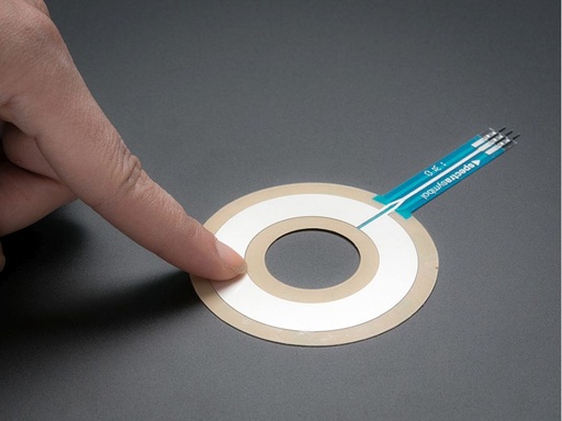 [H34325] Cirkulær soft potentiometer (Softpot) - Rund, Ø56mm