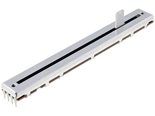 [H34032] Skydepotmeter - 100kOhm log. stereo 0,5W (100mm)